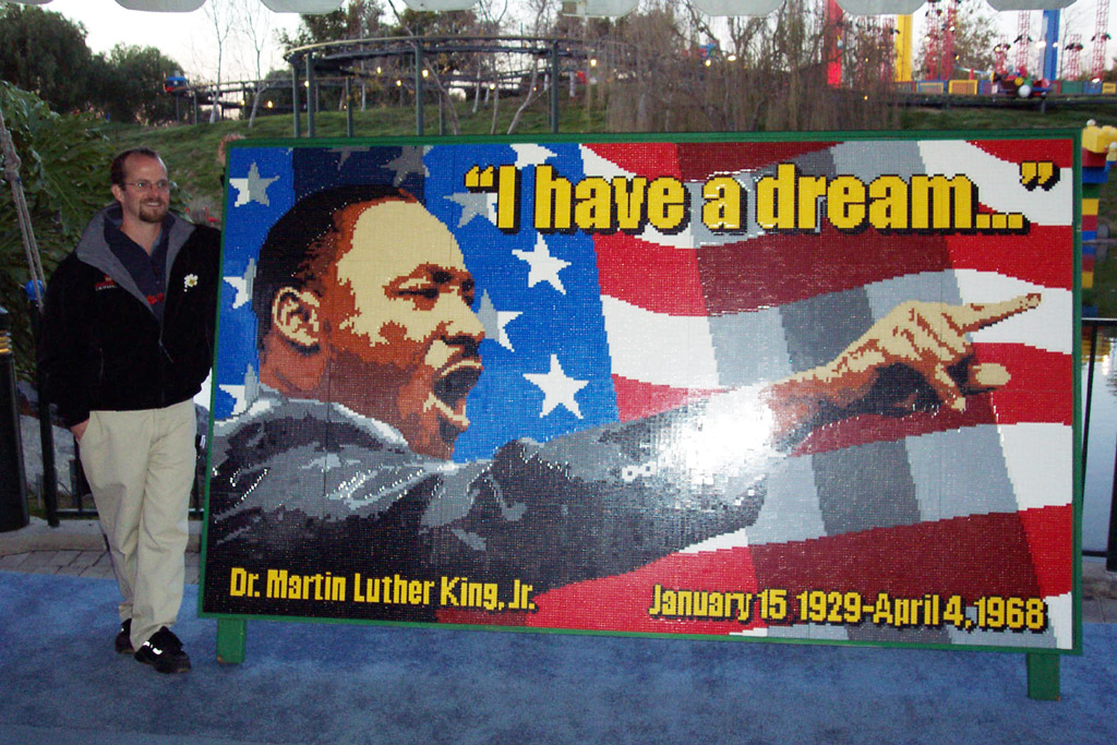 LEGO Artist Dr. Martin Luther King, Jr. Mosaic