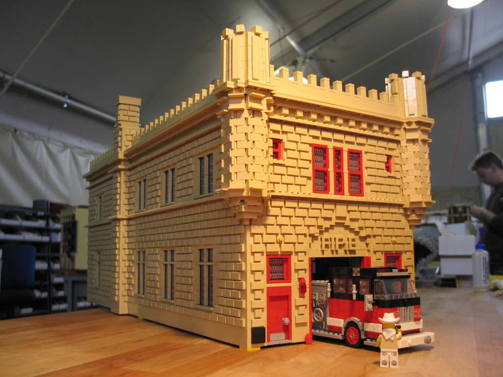 LEGO Artist Chicago Fire Station